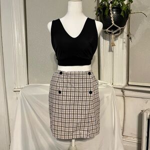 Vintage Liz Claiborne Lizsport Plaid Mini Skort 90s